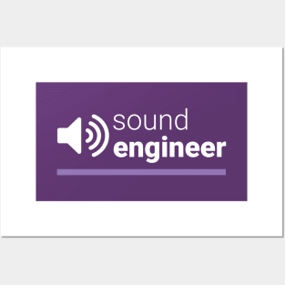 Sound Engineer Posters and Art